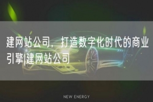 建网站公司，打造数字化时代的商业引擎|建网站公司